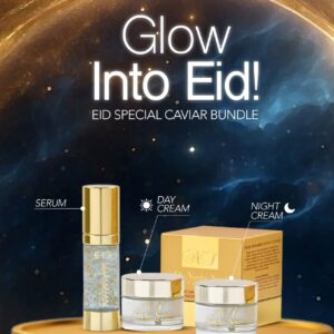 Adha, Anti-Ageing Bundle (Day Cream + Caviar Radiance Serum) Night Cream Free